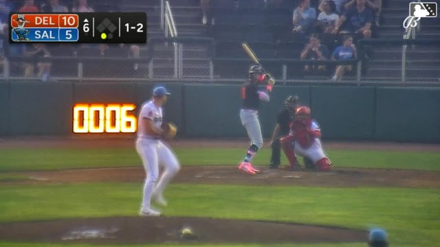 Jordan Sanchez homers (6) on a fly ball to right center field.