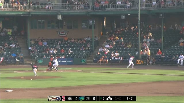 Noah Dean strikes out the side in the 5th
