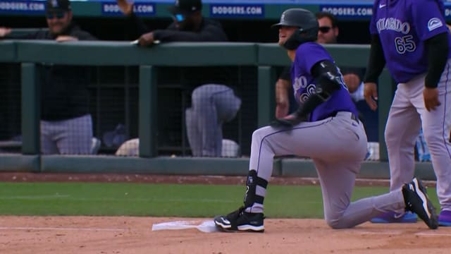 Kyle Karros' RBI triple 