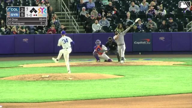Johnathan Rodriguez's fifth home run of the year