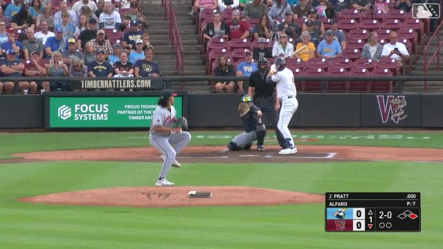 Cooper Pratt collects a single and a sac fly