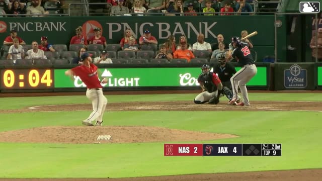 Brock Wilken homers (3) on a fly ball to right field.
