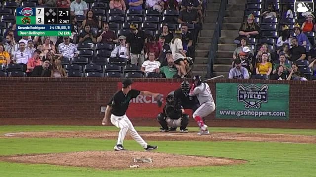 Gerardo Rodriguez homers (6) on a line drive to left field.