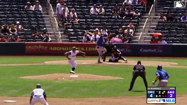 James Tibbs III doubles (15) on a sharp line drive to center fielder Zac Veen. Alex Freeland scores. Enrique Hernández scores.