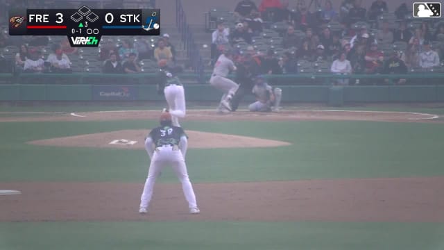 Ethan Holliday homers (4) on a fly ball to left center field. Roldy Brito scores.