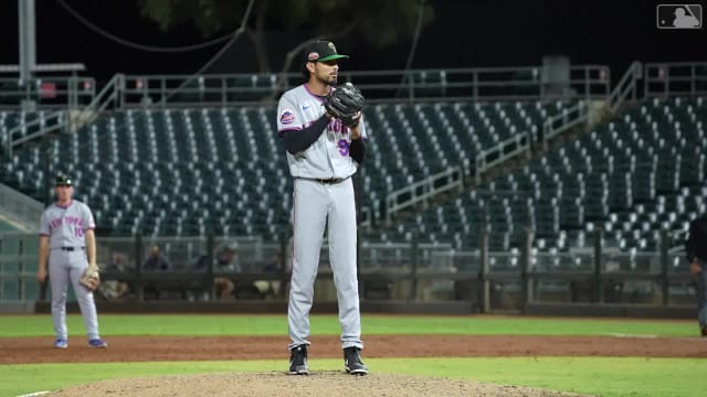 Irving Cota fields a comebacker to record the out