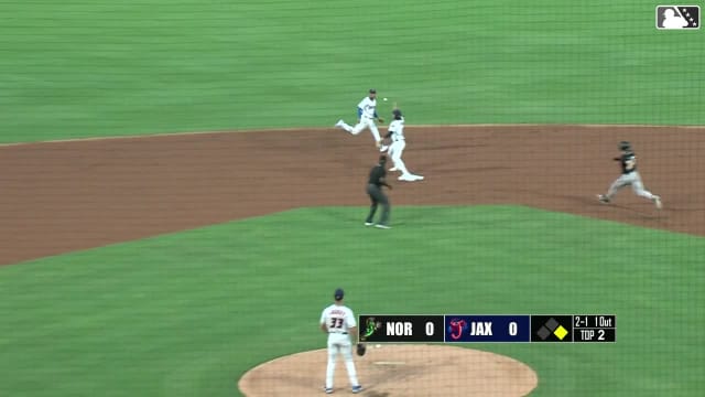 Maximo Acosta and Harrison Spohn's double play