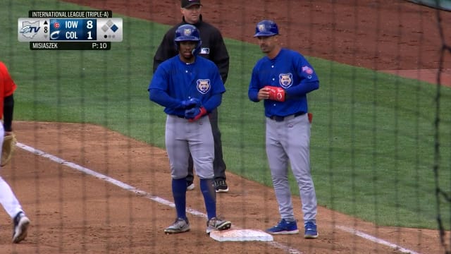 Christian Franklin has an incredible day at the plate