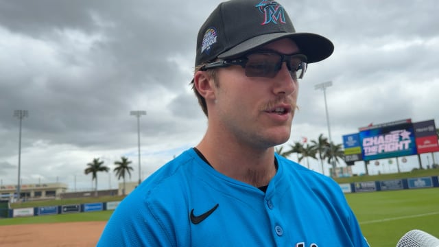 Aiden May on facing the Astros in Spring Breakout