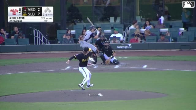 Cole Carrigg homers (6) on a fly ball to left center field.