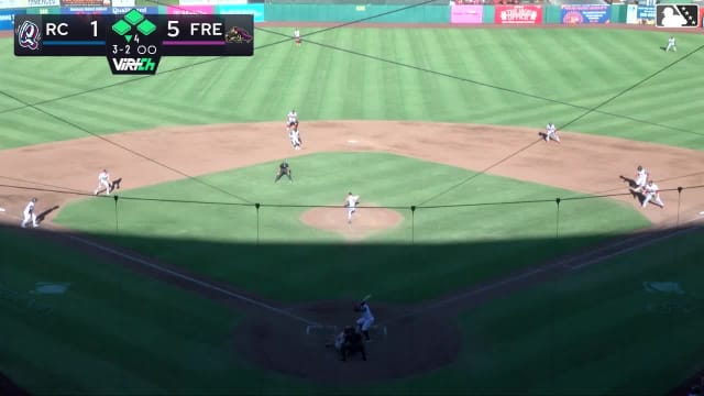 Wilder Dalis singles on a ground ball to center fielder Hayden Alvarez. Cameron Nelson scores. Jeremy Ciriaco scores. Derek Bernard to 2nd.