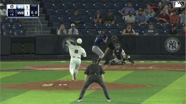 Yeremy Cabrera triples (1) on a ground ball to right fielder Enmanuel Tejeda. Teo Banks scores.