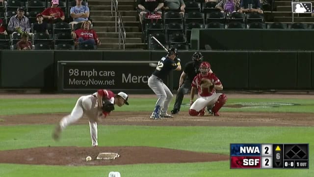 Alex Cornwell's eighth strikeout