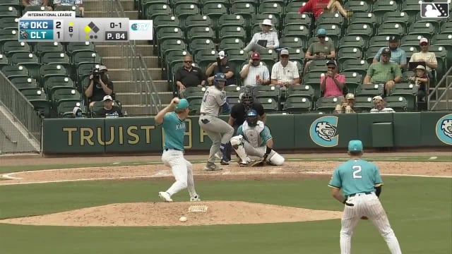 James Tibbs III singles on a sharp line drive to right fielder Everson Pereira. Zach Ehrhard scores.