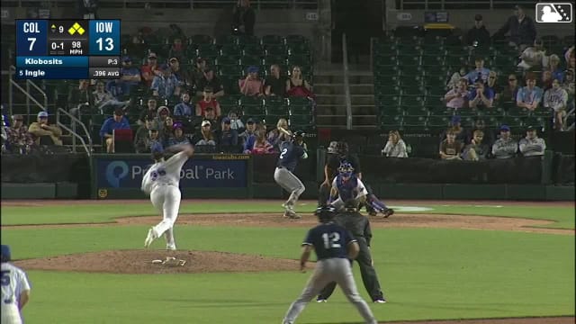 Cooper Ingle singles on a fly ball to right fielder Kevin Alcántara. Juan Brito scores. George Valera to 3rd. Nolan Jones to 2nd.