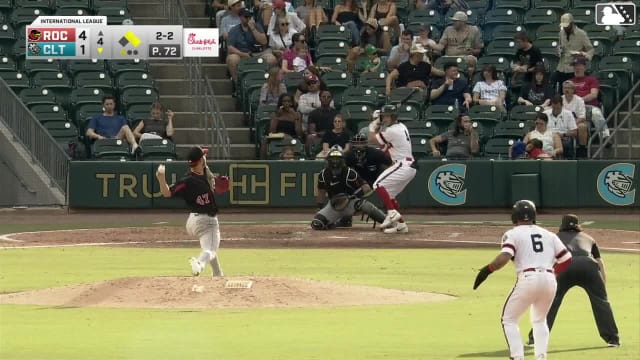 Dru Baker strikes out swinging.