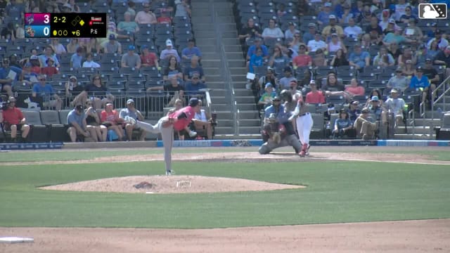 Denzer Guzman's seventh homer