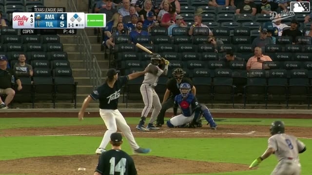 Jansel Luis singles on a ground ball to center fielder Chris Newell. Cristofer Torin scores.