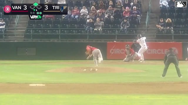 Hayden Alvarez singles on a line drive to center fielder David Calabrese. Capri Ortiz scores. Hayden Alvarez to 2nd. Hayden Alvarez advances to 2nd, on a throwing error by first baseman Jaxson West.