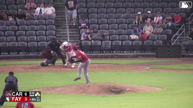 Nick Monistere's first pro home run