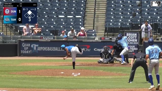 Tyler Boudreau In play, run(s) to Juan Sanchez
