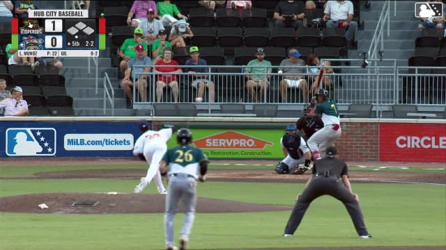 John Gil singles on a ground ball to third baseman Gleider Figuereo. Mason Guerra scores. Colby Jones to 3rd. Colin Burgess to 2nd.