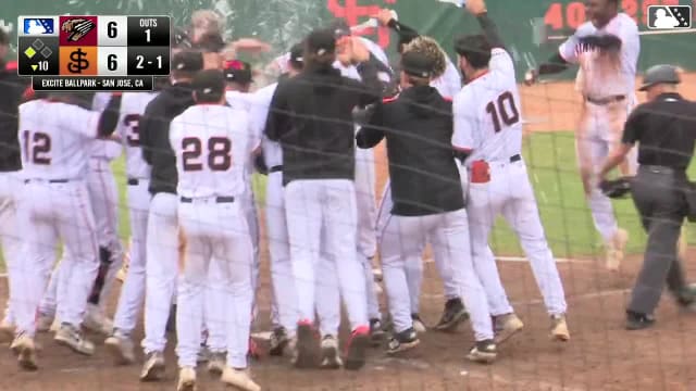 Zander Darby's walk-off two-run home run