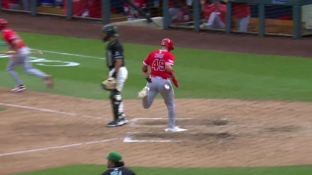 Christian Moore's go-ahead two-run double