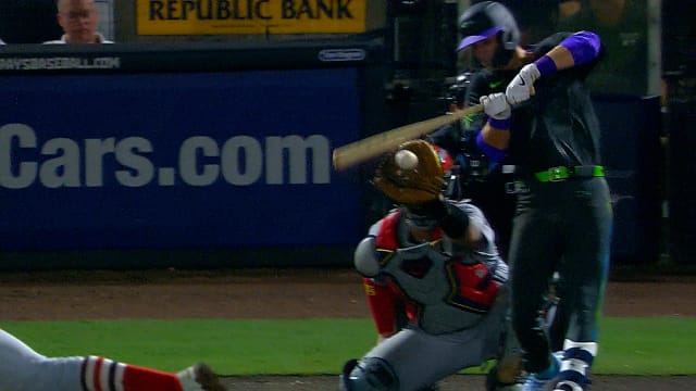 Carson Williams' first big league hit and RBI