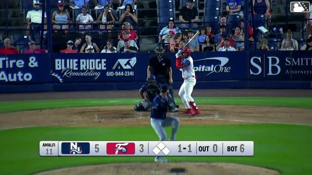 Alex Amalfi In play, run(s) to Raylin Heredia