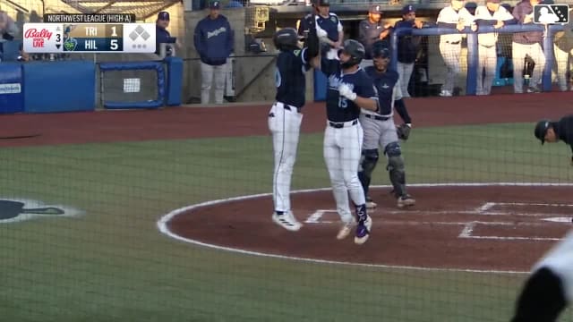 Ryan Waldschmidt swats his fourth homer of the year