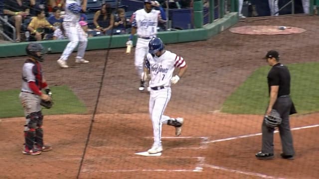 Sterlin Thompson's two-homer game