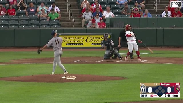 Rainiel Rodriguez's 18th Double-A homer
