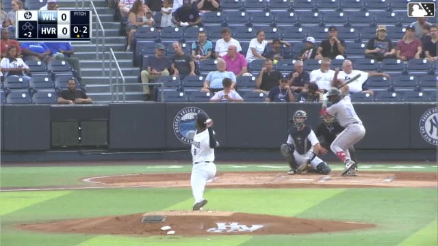 Angel Feliz homers (8) on a fly ball to left center field.