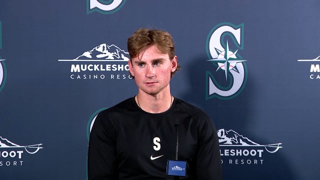 Colt Emerson talks his call up, making his MLB debut