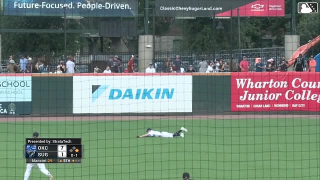 Zach Cole's diving catch