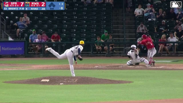 Jake Brentz's third strikeout of the game