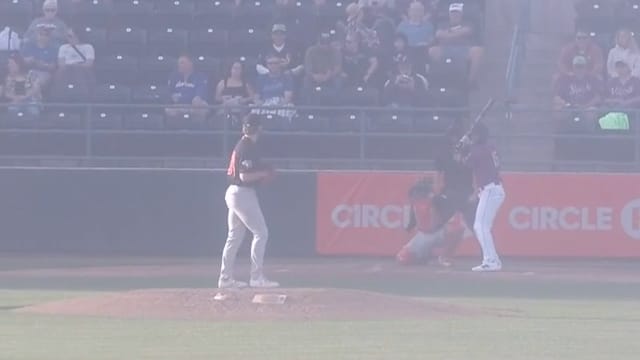 Danny Thompson Jr. strikes out a career-high nine