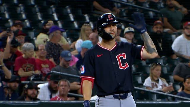 C.J. Kayfus records his first MLB triple