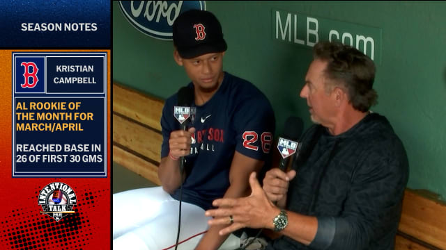 Kristian Campbell on hitting his first career homer