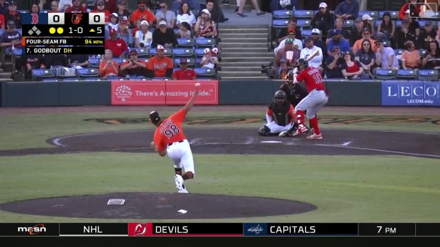 Henry Godbout's solo home run