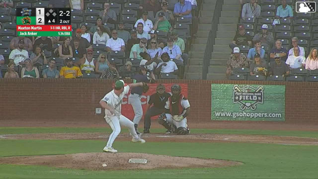 Maxton Martin homers (19) on a fly ball to center field.