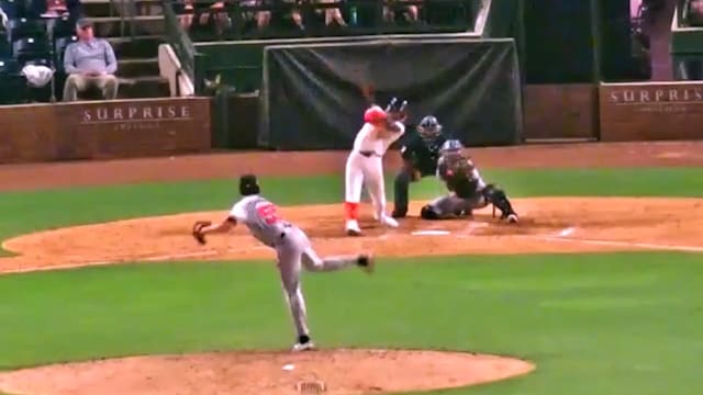 Welbyn Francisca's three-hit, three-RBI game