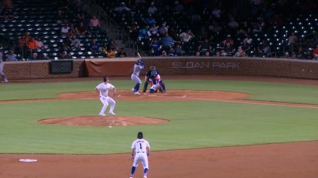 Mitch Myers' lone strikeout in Fall League debut