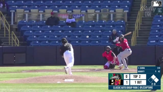 Braylon Doughty Ball to Jose Izarra