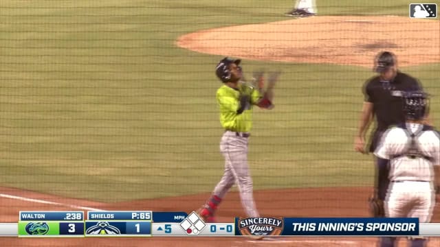 Dauri Fernandez's two-run home run