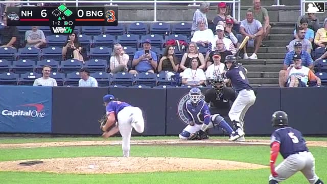 Dub Gleed homers (11) on a fly ball to left center field. Adrian Pinto scores. Eric Snow scores.