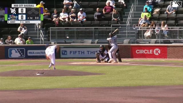 Caleb Bonemer homers (5) on a fly ball to left field.