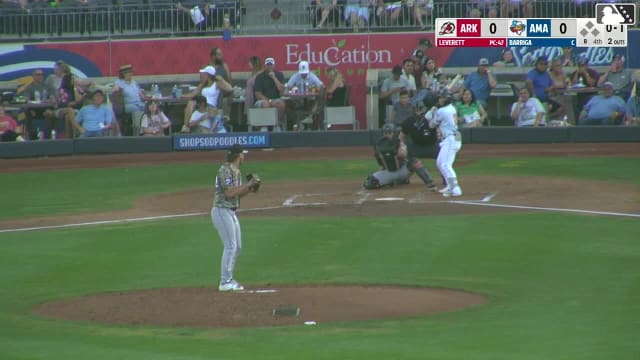 Alberto Barriga homers (4) on a fly ball to left center field. Ben McLaughlin scores.