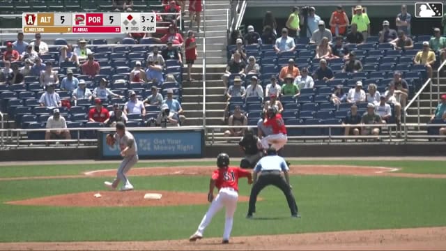 Franklin Arias' two-run home run